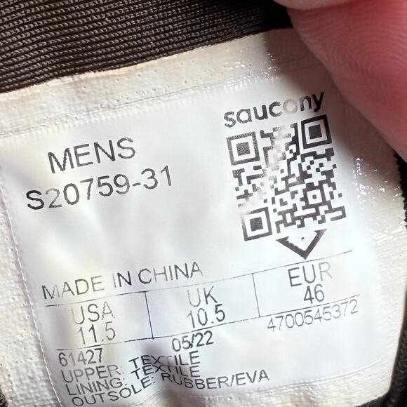 Saucony Triumph 20 Bright Blue Red Lace Up Running Shoes S20759-31 Men’s Sz 11.5 - Picture 10 of 11